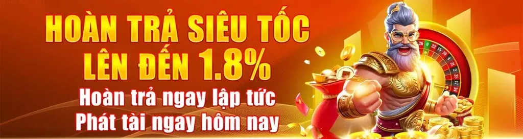Banner hoàn trả tiền cược thể thao hàng tuần 88uu nổ hũ